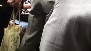Hunk with a Big Bulge in Metro: Amateur Outdoor Adventure