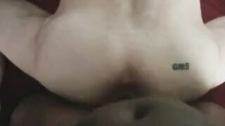 Mature White Guy Takes on a Big Black Cock Bareback