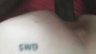 Mature White Guy Takes on a Big Black Cock Bareback