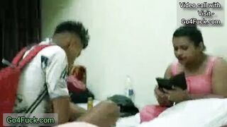 Student Try Sex With Big Boobs Teacher In Home