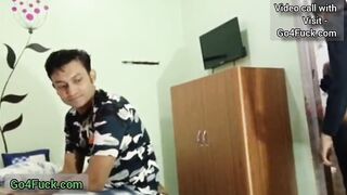 Indian Girlfriend Sharing Sex Hindi Threesome Sex