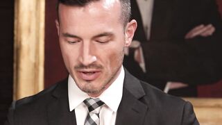 Professor Derek Kage begs to cum too but Lane Colten says no