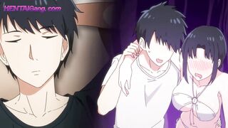 Horny Mom Lacting In Front of Stepson ▱ HENTAI Family Sex