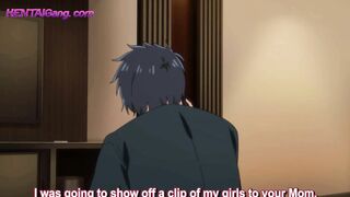 Horny Mom Lacting In Front of Stepson ▱ HENTAI Family Sex