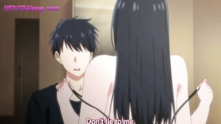 Horny Mom Lacting In Front of Stepson ▱ HENTAI Family Sex