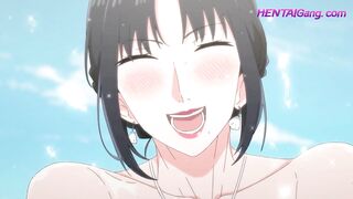 Horny Mom Lacting In Front of Stepson ▱ HENTAI Family Sex