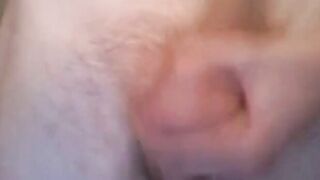 Twink Strokes Small Cock in Friend's Bathroom