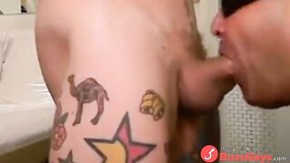 Sucking a Big-Cocked Straight Man