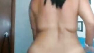 Romanian Arab With Big Tits Does a Striptease