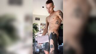 Autoblow Ultra- Hoss Kado is putting his big uncut cock in his automatic masturbator