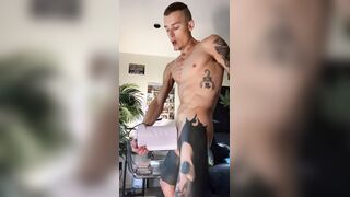 Autoblow Ultra- Hoss Kado is putting his big uncut cock in his automatic masturbator