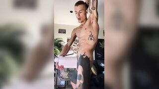 Autoblow Ultra- Hoss Kado is putting his big uncut cock in his automatic masturbator