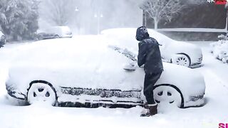 Megan Marx is a playful little stepsis to her stepbrother Victor Ray. When a snowstorm hits Megan cant contain her