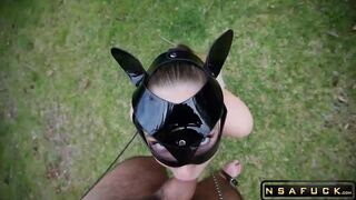 Anal Hooked Leashed Pussy Cat by Butt Plug