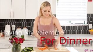 Blake Blossom is making a Valentines dinner for her gf Braylin Bailey. Meanwhile Braylin arrives