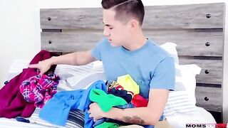 Juan Locos stepsister is so rude to him. She throws his laundry at him flips him off and even gets