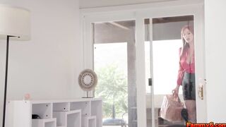 Stepson gets caught red handed by his stepmom