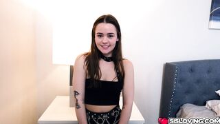 Trinity Olsen works something out for stepbro
