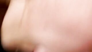 Pretty Brunette Amateur Blows Boyfriend on Webcam