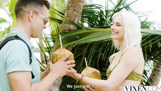 VIXEN Slender Blonde Christy has earth-shattering orgasms