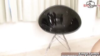 Tiny eastern 18 yo 18 year old without condom inseminated by two guys