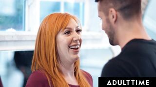 ADULT TIME - Big Tit Stepmom Lauren Phillips Lets Her Virgin Stepson Experiment On Her cougar Snatch!