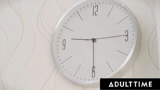 ADULT TIME - Crazy Office Sluts Zazie Skymm Reveals Her Hidden Piss Kink To Her Coworker!