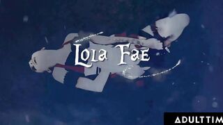 ADULT TIME - Gothic Skank Lola Fae Gets double penetration'd During HARD GANG BANG Into Fetish Sex Dungeon! FULL SEX TAPE