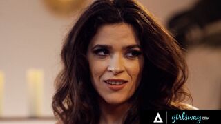 GIRLSWAY - Crazy PAWG Dark Haired Gets Submissive Towards Her Bae Therapist