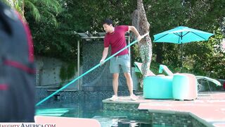 Cheating Wife Want to Try Pool Maintenance Guy