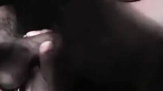 Big Black Cock Blowjob Through Glory Hole