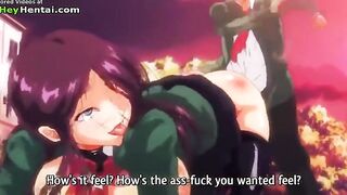 Hot excited girls with big tits have hardcore sex