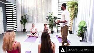 MODERN-DAY SINS - Pervert Yoga Instructor Silently Destroys Jane Wilde During Class! ROUGH SNEAKY SEX