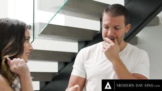 MODERN-DAY SINS - Pure Chanel Camryn With Chastity Belt Wants Locksmith Codey Steele To Nailed Her
