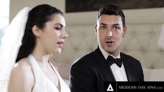 MODERN-DAY SINS - Groomsman Assfucks Best Buddy's Fiance Valentina Nappi Inside Marital Bed On Wedding Day