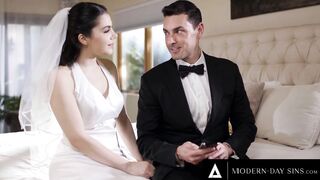 MODERN-DAY SINS - Groomsman Assfucks Best Buddy's Fiance Valentina Nappi Inside Marital Bed On Wedding Day