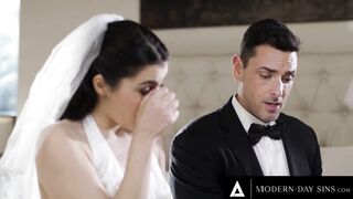MODERN-DAY SINS - Groomsman Assfucks Best Buddy's Fiance Valentina Nappi Inside Marital Bed On Wedding Day