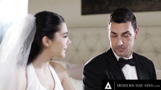 MODERN-DAY SINS - Groomsman Assfucks Best Buddy's Fiance Valentina Nappi Inside Marital Bed On Wedding Day