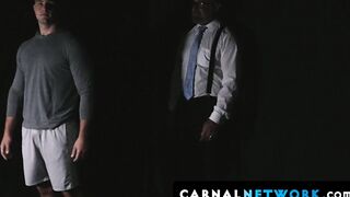 The blond boy Clayton Foster moaned loudly at his master's thrusts in and out of his