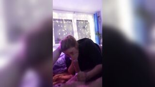 Nicefeet89 sucking off my Long Dick