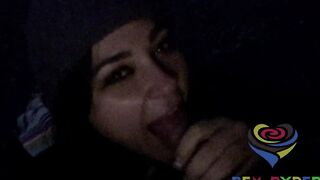 Rex Ejaculates All Over Zoeys Face Public