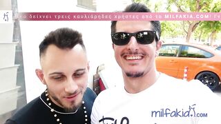 2 dicks are ready to pound down Alice! Milfakia.com