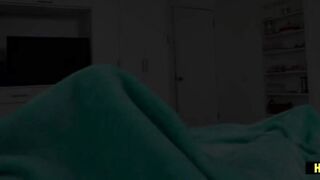Step dude filmed secretly how step sis bouncing on his