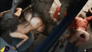 3D Resident evil ada banged brutally