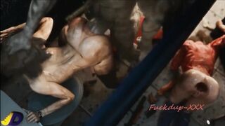 3D Resident evil ada banged brutally