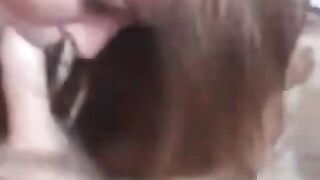 Vulgar BBW takes a Load