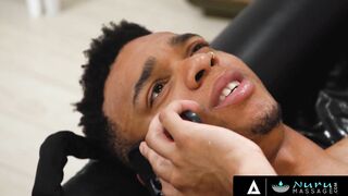 NURU RUBS - beauty Masseuse Treats Her Stepbrother With A UNIQUE Steamy Grind