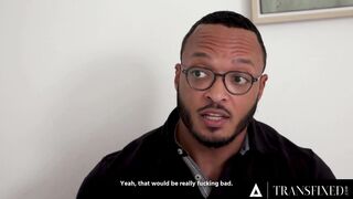TRANSFIXED - Flirty Babysitter Brittney Kade Teases Goddess Boss Dillon Diaz With Her Penis
