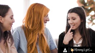 MOMMY'S CHICK - milf Lauren Phillips Finger Bang Teenagers Lily Larimar & Her Bestie While Making A Puzzle