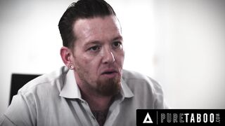 INNOCENT TABOO Fem Dom cougar Kenzie Taylor Fucks Ex-Convict To Protect Her Step Daughter